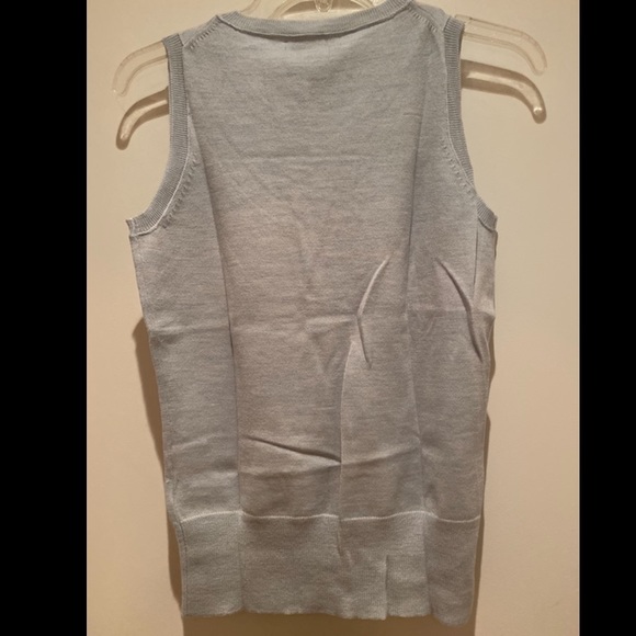 NWT Banana Republic S/L sky blue wool sweater, S. - Picture 4 of 5